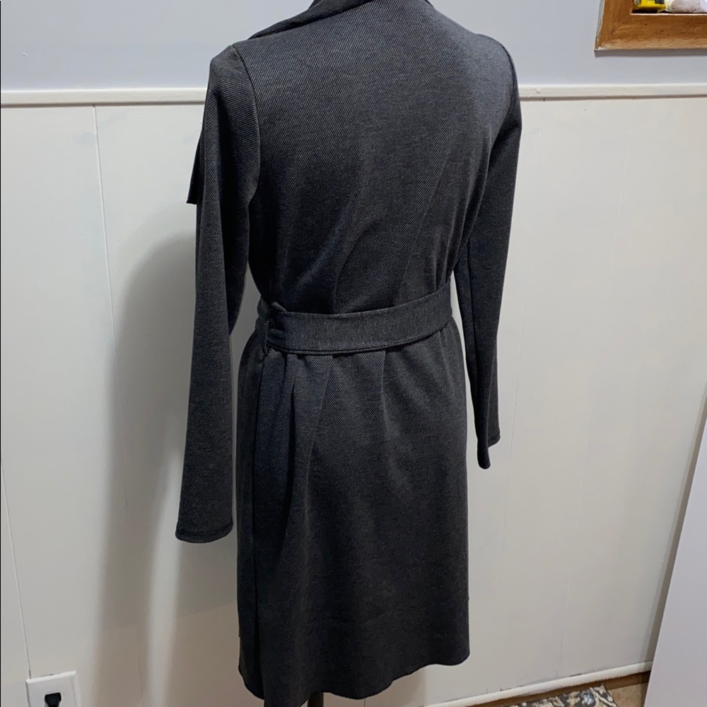 Shinestar Charcoal Belted Jacket size Medium - Picture 5 of 10